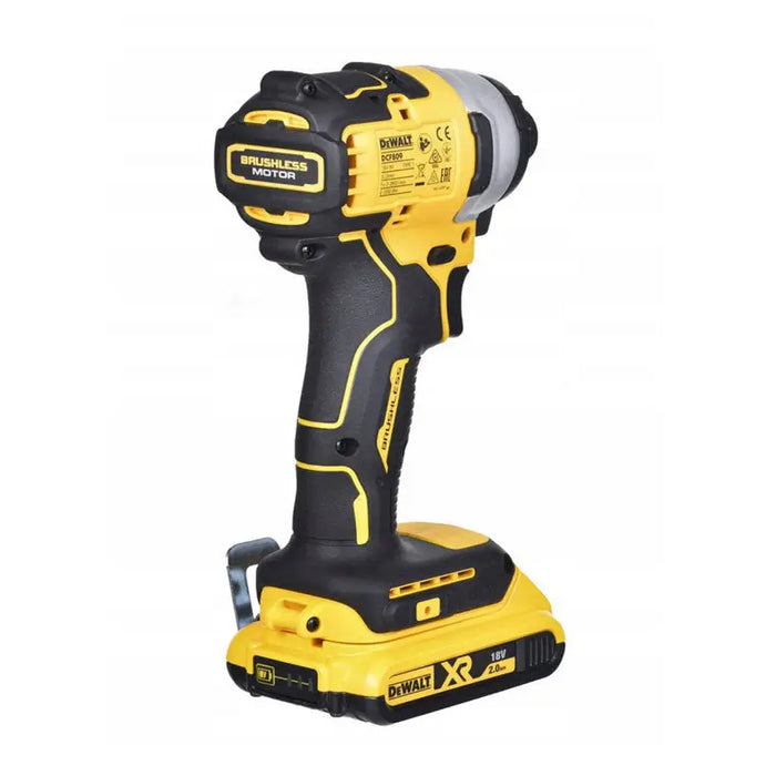 BATTERY BRUSHLESS IMPACT DRIVER DEWALT DCF809D2T-QW SET 18 V 190.00 nm NUMBER OF BATTERIES 2 2.00 Ah SUITCASE