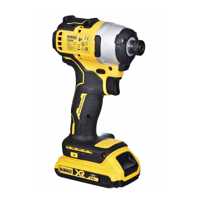 BATTERY BRUSHLESS IMPACT DRIVER DEWALT DCF809D2T-QW SET 18 V 190.00 nm NUMBER OF BATTERIES 2 2.00 Ah SUITCASE