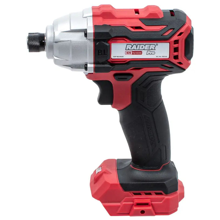 BATTERY BRUSHLESS IMPACT DRIVER RAIDER PRO RDP-BCHID20 20 V 180.00 nm WITHOUT BATTERY AND CHARGER - Акумулаторни