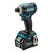 BATTERY BRUSHLESS IMPACT SCREWDRIVER MAKITA TD001GD201 40 V 220.00 nm NUMBER OF BATTERIES 2 2.00 Ah SUITCASE
