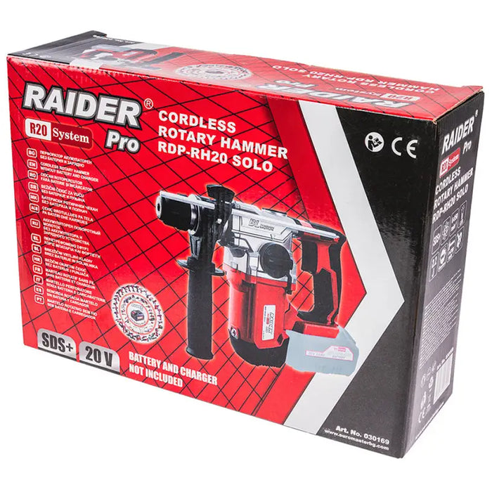 BATTERY BRUSHLESS PERFORATOR RAIDER PRO RDP-RH20 20 V 2.20 J SDS PLUS WITHOUT BATTERY AND CHARGER