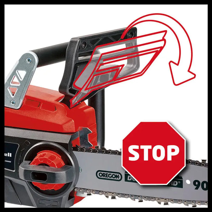 BATTERY CHAINSAW EINHELL GE-LC 18/25 LI 18 V WITHOUT BATTERY AND CHARGER BAR LENGTH 25.00 cm - Електрически и