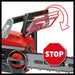 BATTERY CHAINSAW EINHELL GE-LC 18/25 LI 18 V WITHOUT BATTERY AND CHARGER BAR LENGTH 25.00 cm - Електрически и