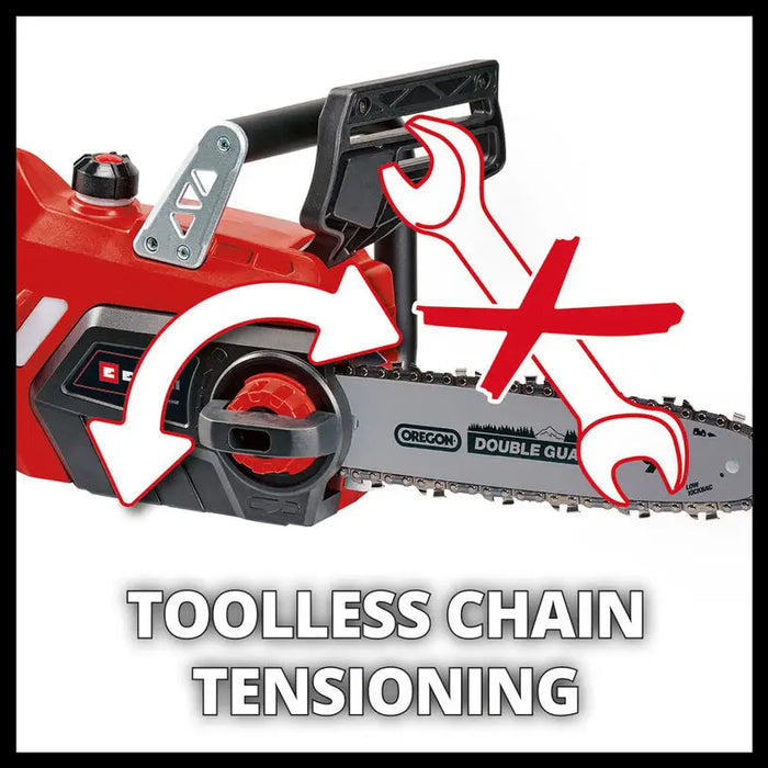 BATTERY CHAINSAW EINHELL GE-LC 18/25 LI 18 V WITHOUT BATTERY AND CHARGER BAR LENGTH 25.00 cm - Електрически и