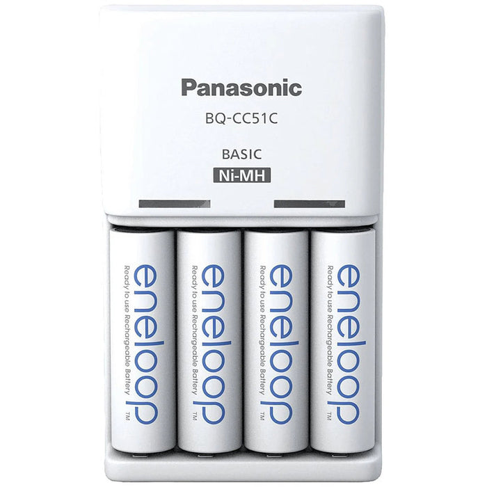 BATTERY CHARGER PANASONIC ENELOOP BASIC AA 1900mAh - Батерии<<<Батерии и фенери<<<Осветление<<<Praktiker&&&Зарядни за