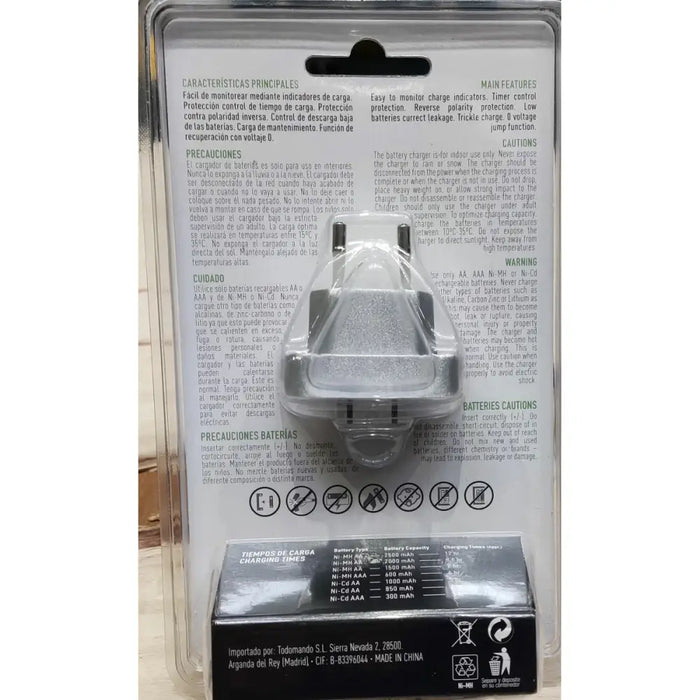 Battery charger TM Electron R03/R6 - Електроника Батерии<<<Компютри| Електроника<<<BigBuy&&&Зарядни за