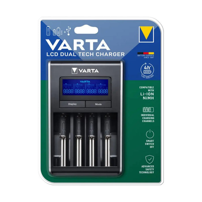 Battery charger Varta 57676 101 401 AA/AAA Batteries x 4 - Електроника Батерии<<<Компютри|