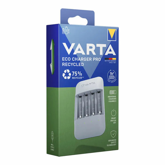 Battery charger Varta Eco Charger Pro Recycled 4 Batteries - Електроника Батерии<<<Компютри|