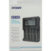 Battery charger XTAR VC4SL 4 sockets LCD display USB LiIon & NIMH 18650 CR123 AA AAA - Зарядни устройства и