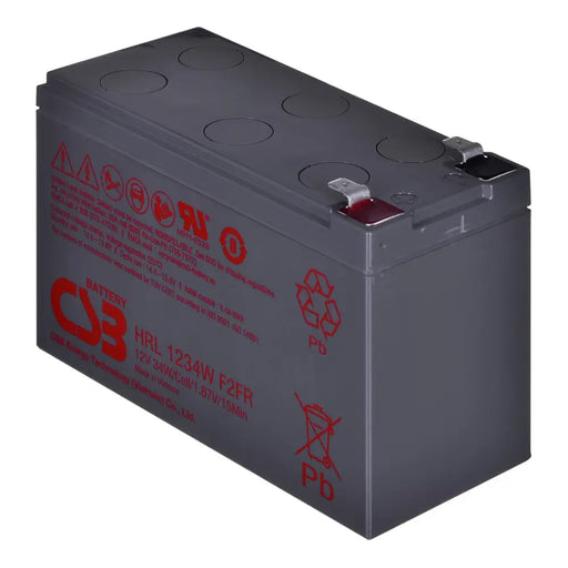 Battery CSB HRL1234WF2FR 12V 9Ah - BatteriesZSI-AKU<<<Emergency power systemZSI<<<ActionPL