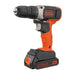 BATTERY DRILL BLACK&DECKER BCD001C1-QW 18 V 37.00 nm NUMBER OF BATTERIES 1 1.50 Ah - Акумулаторни бормашини и