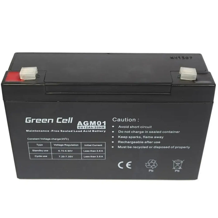 Battery for Uninterruptible Power Supply System UPS Green Cell AGM01 12 Ah - SAI<<<Електроника Периферни и резервни