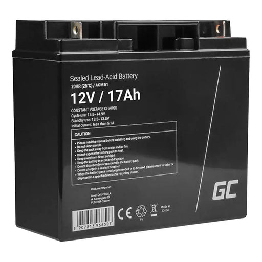 Battery for Uninterruptible Power Supply System UPS Green Cell AGM51 12 V - Batteries<<<Rechargeable batteries<<<IT