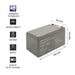 Battery for Uninterruptible Power Supply System UPS Qoltec 53076 7 Ah 12 V - SAI<<<Електроника Периферни и резервни