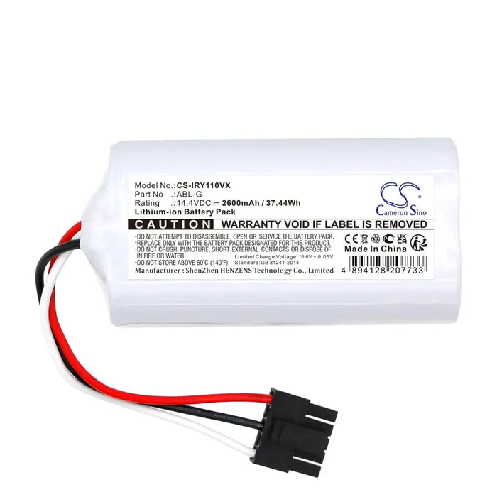 Battery for vacuum cleaner iRobot Roomba Combo Essential Y011040 P/N ABL-G LiIon 14.4V 2600mAh CAMERON SINO - Батерии
