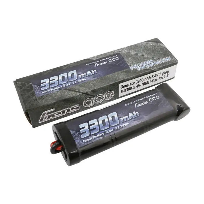 Battery Gens Ace 3300mAh 8,4V NiMH Flat T Plug - Lithium and NiMH<<<Batteries<<<RC models<<<InnproXML