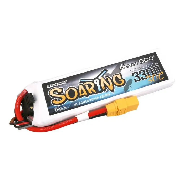 Battery Gens Ace G-Tech Soaring 3300mAh 7.4V 30C 2S1P XT90 - Lithium and NiMH<<<Batteries<<<RC models<<<InnproXML