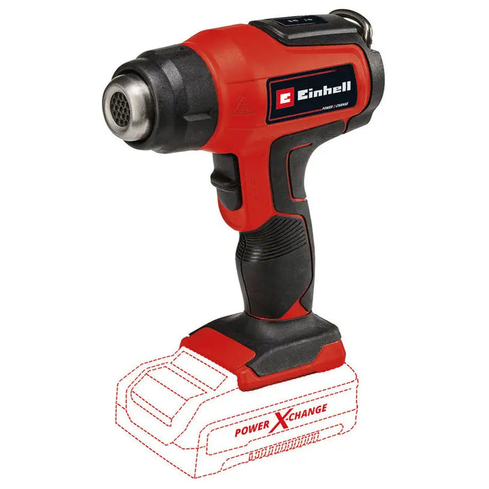 BATTERY HOT AIR GUN EINHELL TE-HA 18 LI - SOLO PXC - Пистолети за горещ въздух<<<Заваряване и запояване<<<Инструменти и