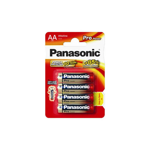 BATTERY PANASONIC AA LR6 - Батерии<<<Батерии и фенери<<<Осветление<<<Praktiker&&&Батерии и зарядни<<<Дом и