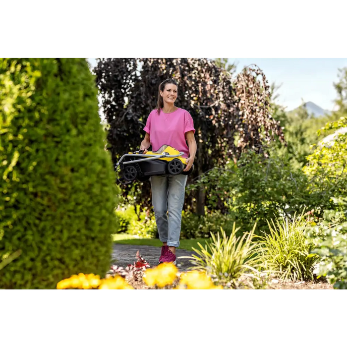 Battery-powered lawnmower KARCHER LMO 2-18 (1.445-400.0) Black Yellow - MowersNAK-KOS<<<Cordless toolsNAK<<<ActionPL