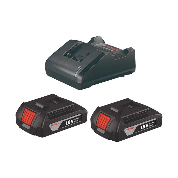 BATTERY SET BOSCH PROFESSIONAL GSR 185 + GDR180 18 V NUMBER OF BATTERIES 2 2.00 Ah - Акумулаторни