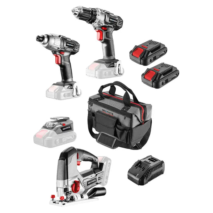 BATTERY SET GRAPHITE 58G000 18 V NUMBER OF BATTERIES 2 2.00 Ah - Акумулаторни комплекти<<<Инструменти и