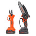 BATTERY SET MINI SAW AND VINE SCISSORS PREMIUM 21 V NUMBER OF BATTERIES 2 2.00 Ah BAR LENGTH 15.00 cm - Акумулаторни