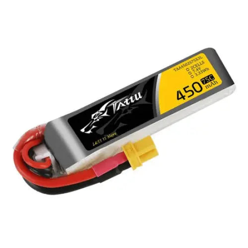 Battery Tattu 450mAh 7.4V 75C 2S1P Long XT30 - Lithium and NiMH<<<Batteries<<<RC models<<<InnproXML