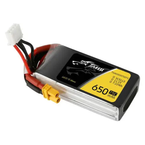 Battery Tattu 650mAh 11,1V 75C 3S1P - Lithium and NiMH<<<Batteries<<<RC models<<<InnproXML