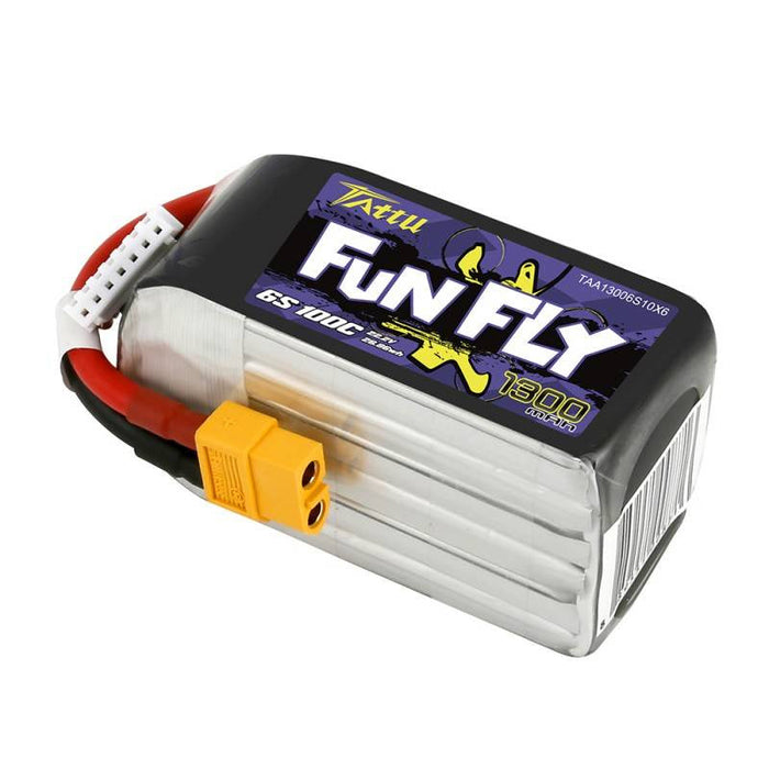Battery Tattu Funfly 1300mAh 22,2V 100C 6S1P XT60 - Lithium and NiMH<<<Batteries<<<RC models<<<InnproXML