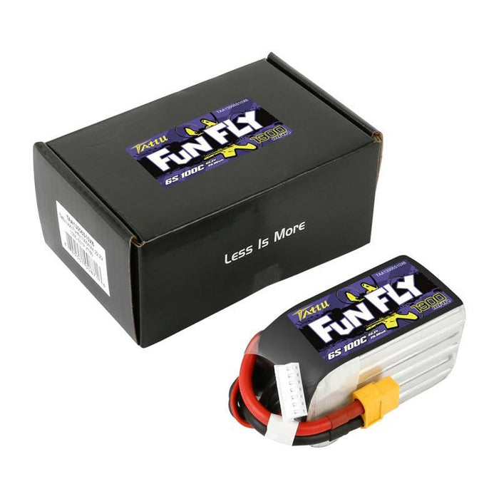 Battery Tattu Funfly 1300mAh 22,2V 100C 6S1P XT60 - Lithium and NiMH<<<Batteries<<<RC models<<<InnproXML