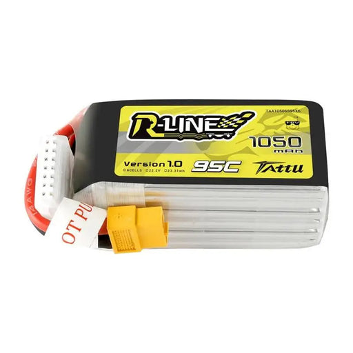 Battery Tattu R-Line 1050mAh 22.2V 95C 6S1P XT60 - Lithium and NiMH<<<Batteries<<<RC models<<<InnproXML