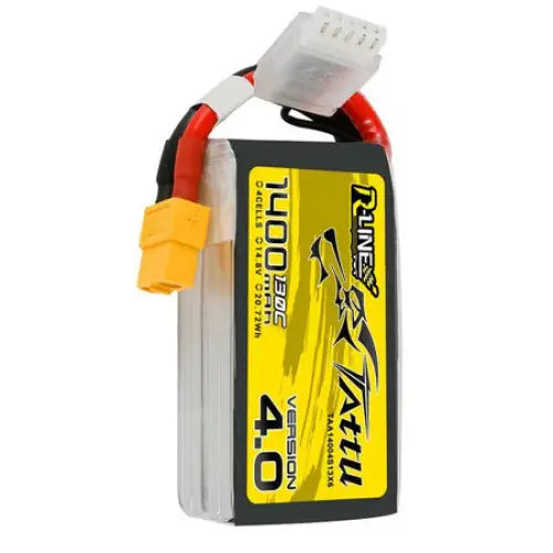 Battery Tattu R-Line 4.0 1400mAh 14.8V 130C 4S1P XT60 - Lithium and NiMH<<<Batteries<<<RC models<<<InnproXML