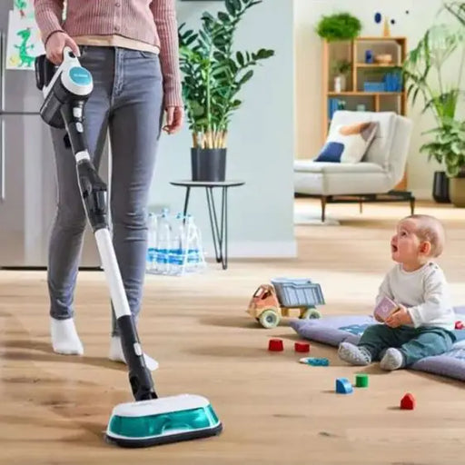 Battery vacuum cleaner BOSCH Unlimited 7 ProHygienic Aqua White BCS71HYG2 - Прахосмукачки<<<BOSCH дребна