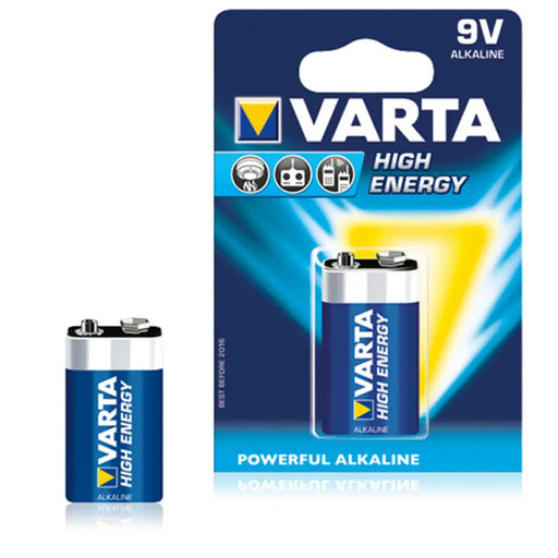 Battery Varta 6LR61 9V 9 V 580 mAh 1,5 V (10 Units) - Електроника Батерии<<<Компютри| Електроника<<<BigBuy&&&Алкални