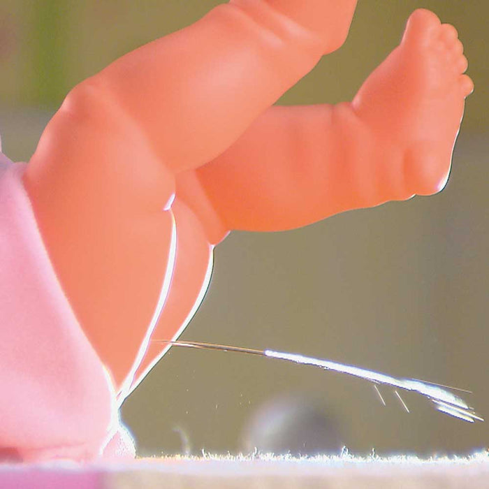 Peeing doll Bayer - Piccolina, with potty, 30 cm
