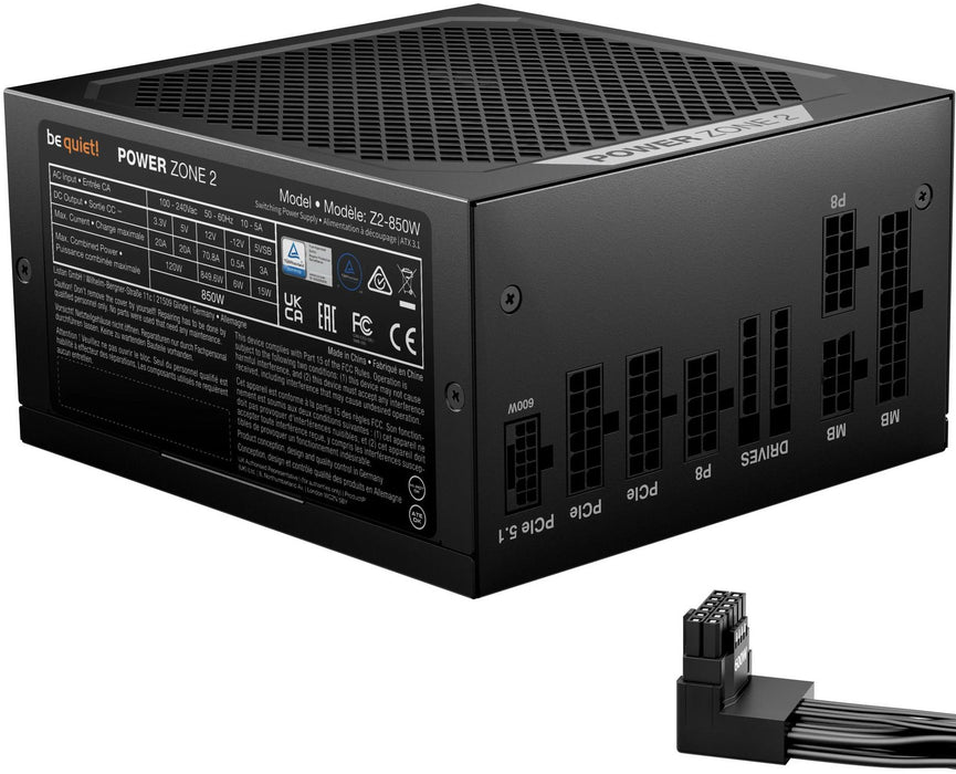 Power supply Be Quiet! BP007EU ATX 850 W RoHS CE 80 PLUS Platinum WEEE BSMI CB