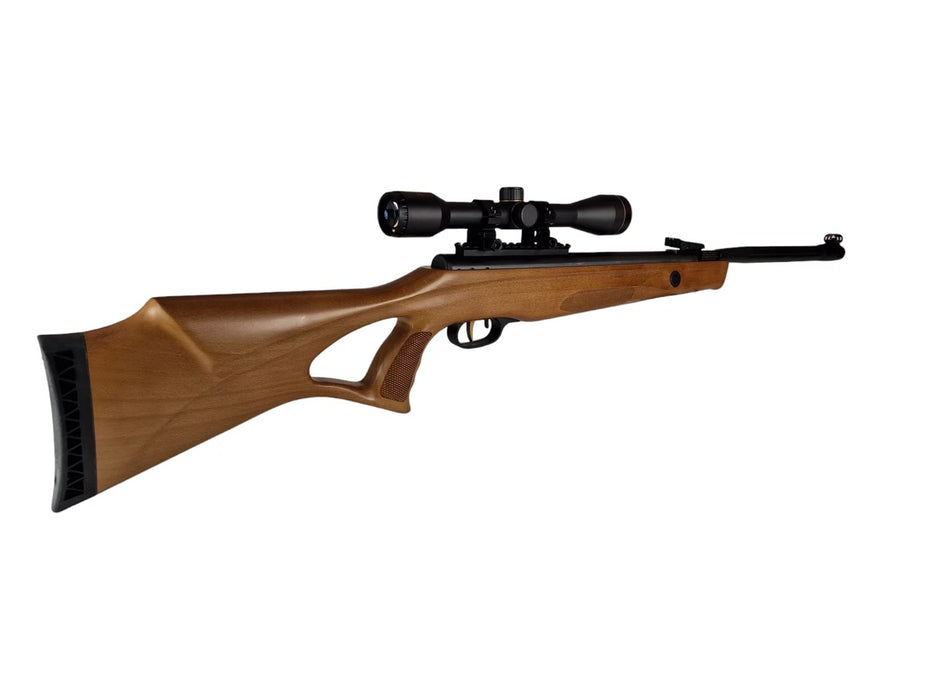 BEEMAN 10620 4.5mm air rifle 1-shot with 6x40 scope wood up to17J