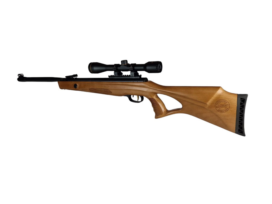 BEEMAN 10620 4.5mm air rifle 1-shot with 6x40 scope wood up to17J