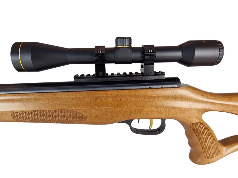 BEEMAN 10620 4.5mm air rifle 1-shot with 6x40 scope wood up to17J