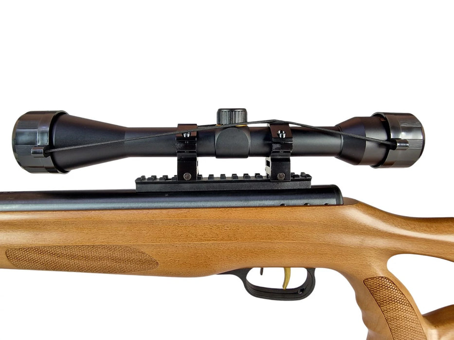 BEEMAN 10620 4.5mm air rifle 1-shot with 6x40 scope wood up to17J