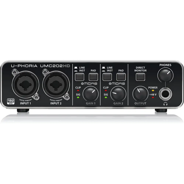 Behringer UMC202HD recording audio interface - InterfacesIKL-INT<<<TastaturenIKL<<<ActionPL