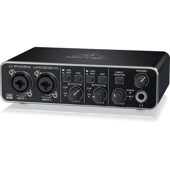 Behringer UMC202HD recording audio interface - InterfacesIKL-INT<<<TastaturenIKL<<<ActionPL