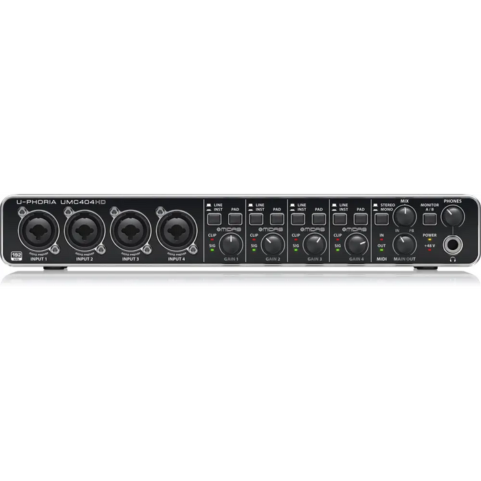 Behringer UMC404HD recording audio interface