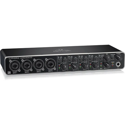 Behringer UMC404HD recording audio interface