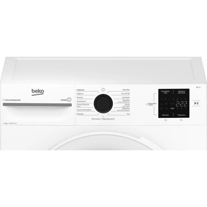 BEKO BM1WFU38225WW washing machine b100 8kg 1200 rpm AquaWave White - Freestanding washing machinesAGD-PRW<<<Home