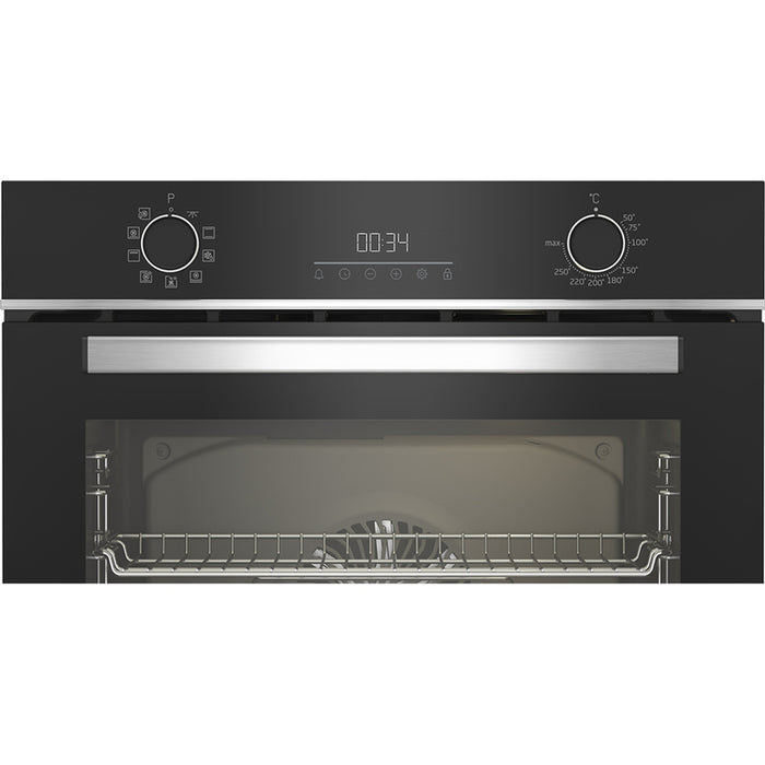 Built-in oven BEKO BBIMA 13300 XS 72 L, A+, CATALYTIC PANELS, TELESCOPIC SYSTEM, SOFT CLOSE