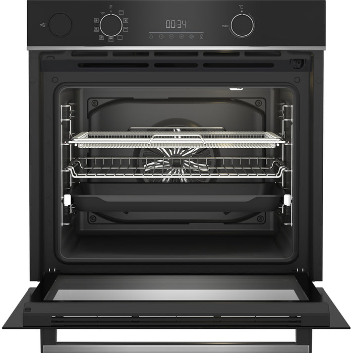 Built-in oven BEKO BBISA 13300 XMPE 72 L, A+, TELESCOPIC SYSTEM, PYROLYTIC CLEANING