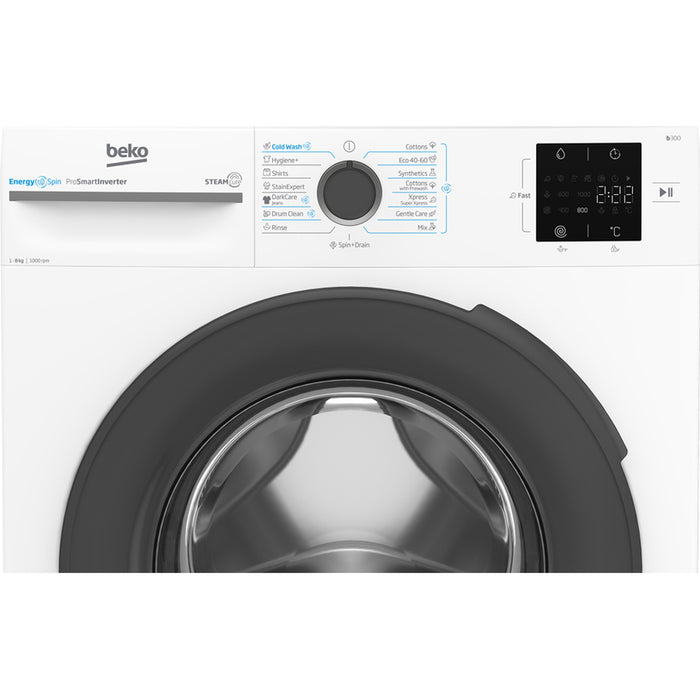 Washing machine BEKO BM3WFSU 38013 WA 8.0 kg, 1000 rpm, INVERTER MOTOR