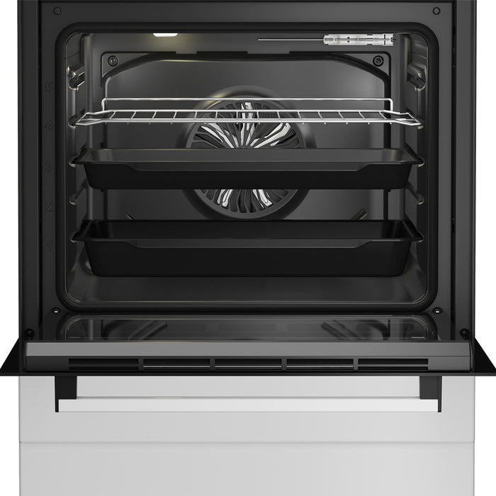 Combined stove BEKO FBE 64010 WDN/GAS A, 2 GAS AND 2 ELECTRIC, IGNITION BUTTON